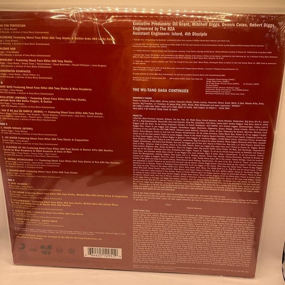 Raekwon Only Built 4 Cuban Linx (2LP, Purple Vinyl) VG+ Wu-tang Clan Classic - Picture 2 of 2